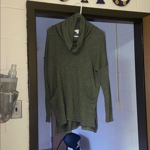 army green sweater
